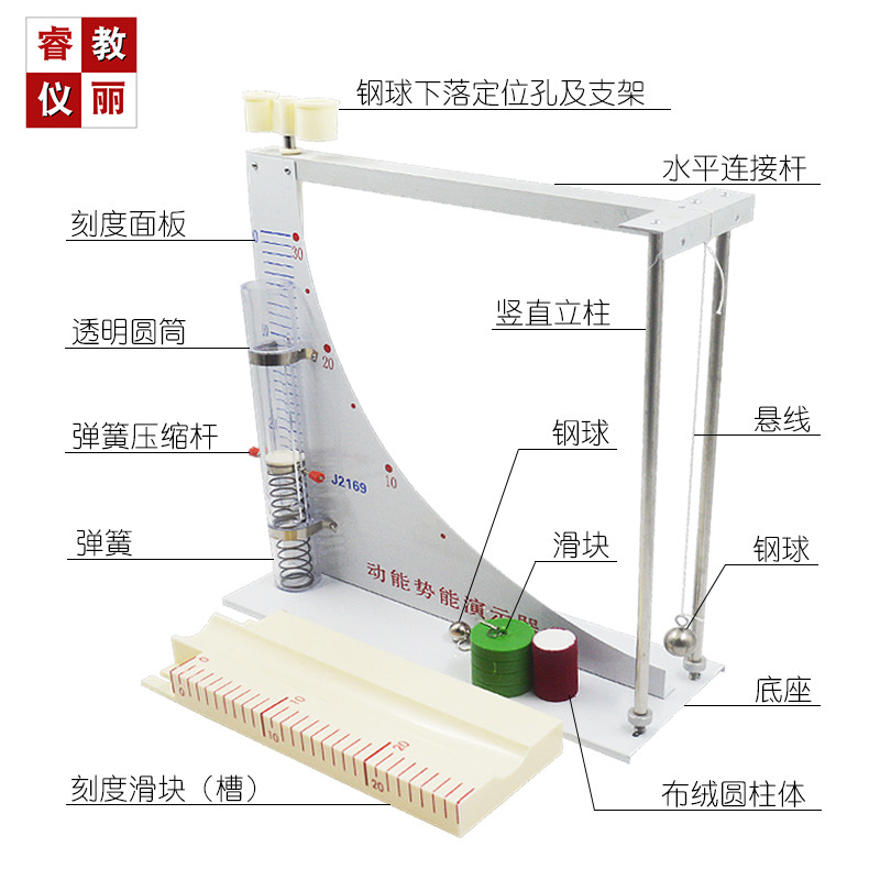 动能势能演示器 初高中物理教学演示教具 转化机械能守恒实验器材